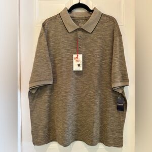 NEW Haggar Patio Polo Size XXL. Versatile Bamboo (marled)  color.